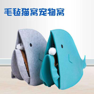 China Ambient Large Felt Outdoor Indoor Wholesale Luxury Friendly Inexpensive Viable Cat Nest Pet House for sale