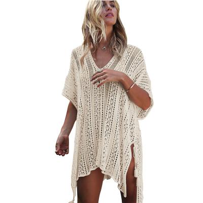 China Women's Breathable Breathable Swimwear Cover Up Beach Bikini Swimwear Swimwear Crochet Dress for sale