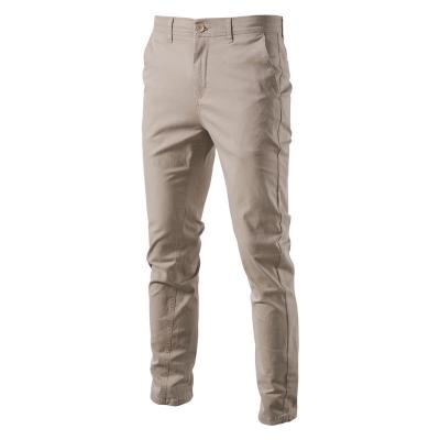 China High Quality Casual Wear Pants Large Size Men's Breathable Pants Wholesale Straight-Leg Slim Men's Cotton Trousers for sale