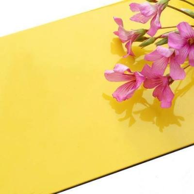 China Building Material 3mm 4mm Mirror Aluminum Composite Panel MKS001 Outdoor PVD Colored Te koop