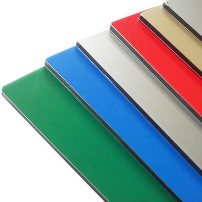 Китай 4mm Glossy Green aluminum composite panel for advertising board продается