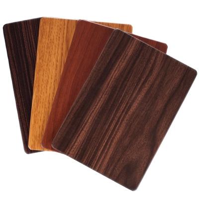 China MKS001 Outdoor Wood Aluminum Composite Panel 3mm Thickness Wall Panel  PVD Colored for sale