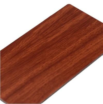 China 1500x5000mm wooden wall cladding unbroken core ACP ACM Aluminum composite panel for sale