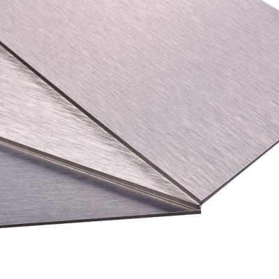 Κίνα MKS001 Outdoor  Brushed Aluminum Composite Panel PVD Colored Building Material Wall Decorative προς πώληση