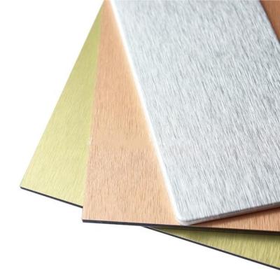 China Building Materials Brushed Aluminum Composite Panel MKS001 Outdoor PVD Colored for sale