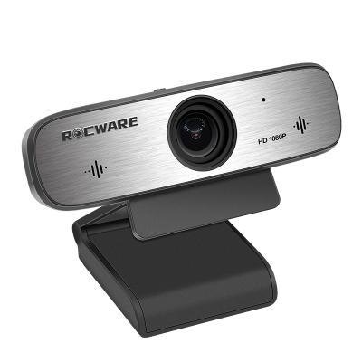 China Translation Rocware Conference System Meeting Camera Auto Focus HD 1080p Live Streaming Streaming Camera Pro With 2 Mics RC19 for sale