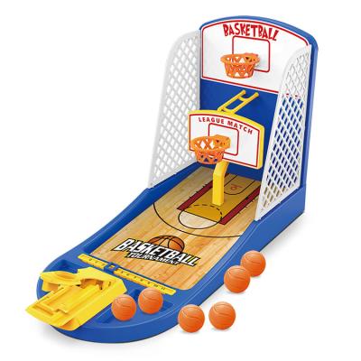 China Funny Relieve Anti Finger Board Game Maker Stress Classic Educational Table Board Game Toys Plastic Finger Basketball Pulling Toy For Kids for sale