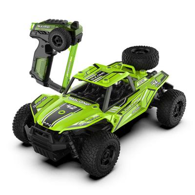 China Build Newcomer 2.4G 4 Channels Assembly 8KM/H Electric Model Kit Off Road RC Truck STEM Building Toy Remote Control Car For Boys for sale