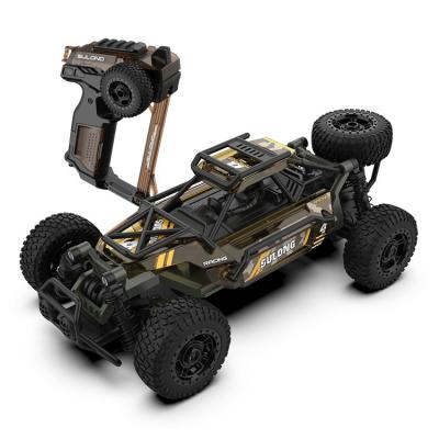 China Factory Price 2.4GHz Electric 1:18 Monster Truck Building Toys Blowback Educational DIY RC Building Block Remote Control Car For Age 8+ Kids for sale