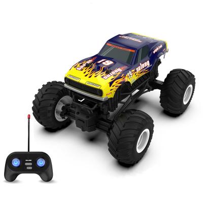 China Cross Country PVC Car Shell Hot Selling 1:14 4 WD Bigfoot Off-Road Climbing Vehicle 8Km/h All Terrain Remote Control Car For Aged 8-14 Kids for sale