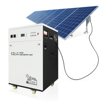 China 1Kw 2Kw 1500W 5Kw 3Kw Portable Home Solar Generator 2000w 6000w 3000w 5000w 4000w 7000w 1000w Portable Solar Generator 220v 240v for sale