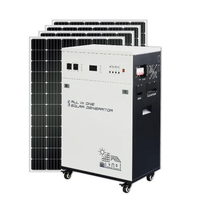 China Home All In One Home Portable Solar Generator 4000watts 2000watt 1800 5000 watt 6000 5000 watt 1500 3000 watt solar generator for sale