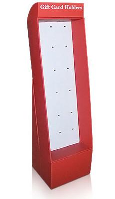 China Cardboard Display Rack for Gift Card Holders for sale