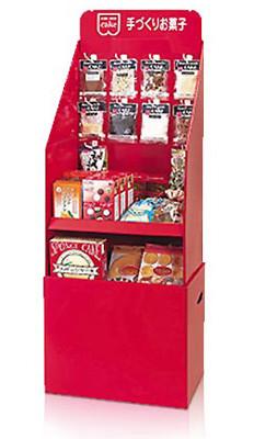 China Store Cardboard Display Stand For Foods Snack Display for sale