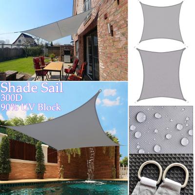 China Reduce Environmental Temperature 12'x12ft 3.6x3.6m Outdoor Garden 3.6X3.6M Patio Pool Shade Sail Waterproof Sun Canopy Shade Sail for sale