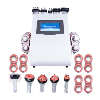 China Weight Loss 2021 Portable 6 In One Fat Lipo Suction Vacuum Cavitation System Body Loss Infrared Dissolving Weight Slimming Machine for sale