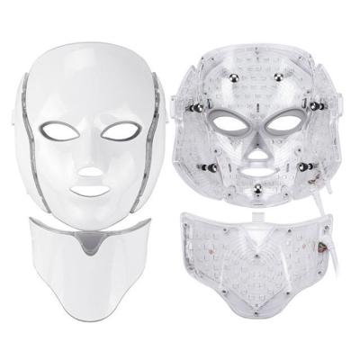 China Acne Treatment Facial Beauty Whitening LED Therapy Face Mask/7-Color LED Photon Beauty Firming Facial Mask for sale