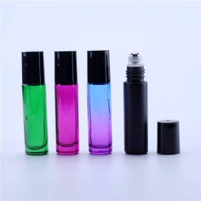 China High Quality Personal Care Roll On Roll Glass Bottle 10m With Stainless Steel Roll Ball For Perfume for sale