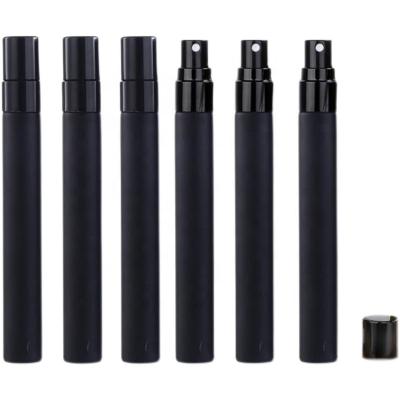 China Matte Black Color Atomizer Glass Perfume Mist Sprayer Small Pocket Personal Care 2ML 3ML 5ML 10ML Glass Perfume Bottles for sale