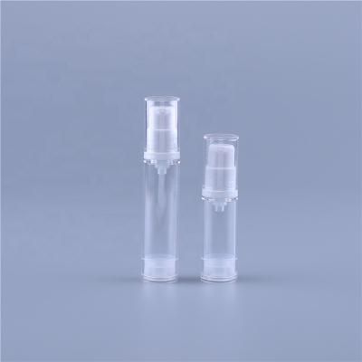 China Personal Care 5ML 10ML Empty Airless Pump Cream Lotion Bottle Packing Plastic Bottles For Skin Care Cream for sale