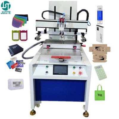 중국 Semi Automatic Silk Screen Printing Machine Cardboard Auto Print Flatbed Screen Printer For Flat Item T-shirt Clothes 판매용