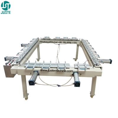 China Auto screen stretcher adjustable pneumatic silk screen printing mesh small pulling stretching machine For canvas t-shirt zu verkaufen