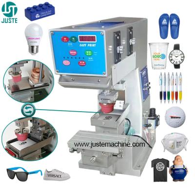 중국 Desktop Single 1 Color Pad Printer Tabletop Automatic Pad Printing Machine For Ceramic Dinner Plate Logo Plastic Cup 판매용