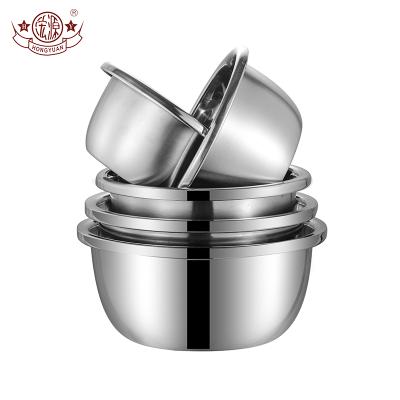 China High quality disposable stainless steel bowls metal bowls for kichen for sale