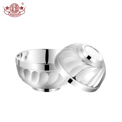 China Sustainable restaurant kichen small metal bowl stainless steel rice bowl for sale