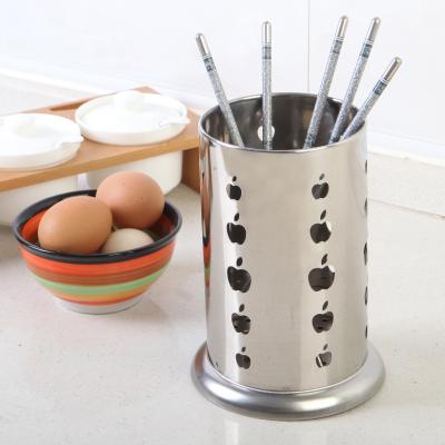 China Durable Stainless Steel Chopstick Tube Chopstick Holder Utensil Holder for sale