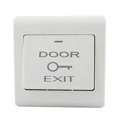 China Hollow Door Frame (Hidden) The Most Affordable Plastic Door Hidden Push Door Switch Button Access Control System Exit Switch Push Switch for sale