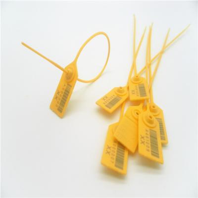 China factory price 38*18*220mm ABS strong direct yellow nylon zipper tie passive rfid cable tie tag for sale