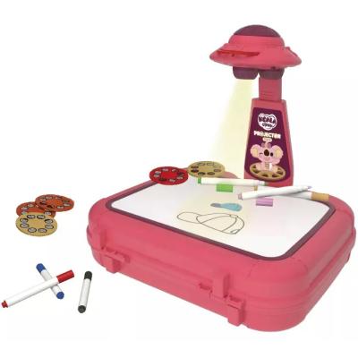 China Hot Sale Kids Plastic Drawing Board Toy Portable Projection Toys Projector Painting Toy for sale