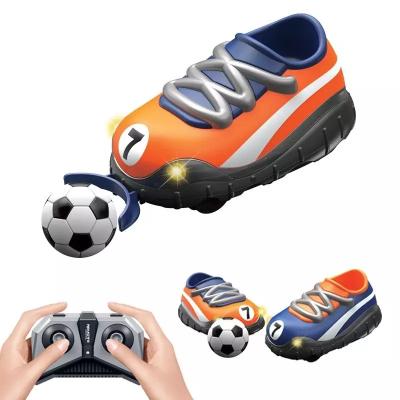 China As Shown Popular New Design Children's Fast Drift Rc Football Shoe Car 2.4ghz Remote Control Car Toy Competition Game for sale