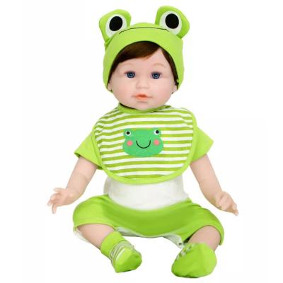 China Mini Reborn Baby 56cm Lifelike - Realistic Bebe Reborn Baby Doll Newborn Silicone Baby Doll Boy Kids Toys for sale