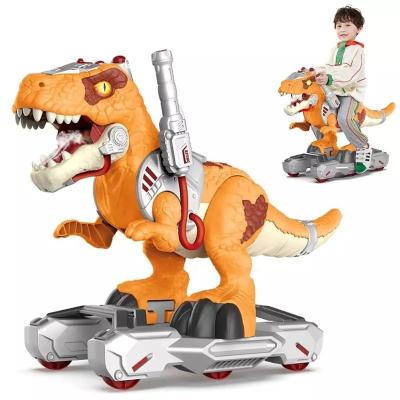 China Ride On Walking Tyrannosaurus Rex Dinosaur Rides Ride On Toy Animals With Music Mist Spray Kids Toy Ride On Toy Juguetes De Dinosaurio For for sale