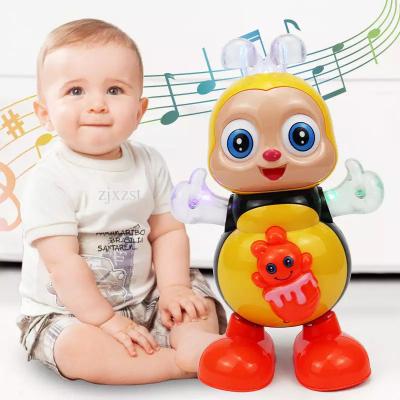 China Cute Cartoon Dancing Plastic Toys Rocking Animal Children Music Dance Electric Walking Toy 68X45X70cm for sale