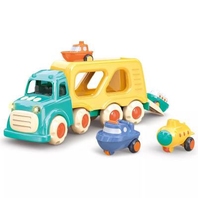 China Plastic Friction Truck Toys Electric Battery With Lights Music 83X57X58cm for sale