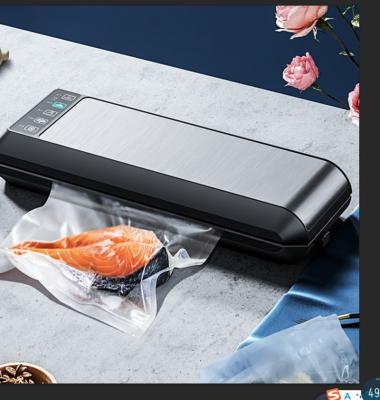 China Latest Household Vacuum Sealer Packing Machine With Built-in Cutter Pulse Operate Moist And Vacuum Dry Bags for sale