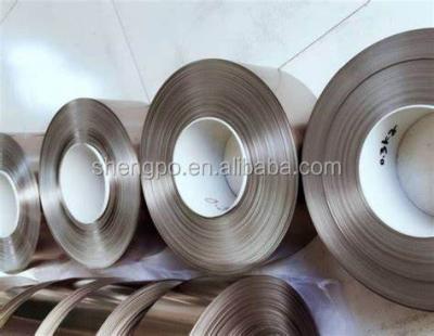 China Electronics Factory Sales High Quality Brushed Nickel Alloy Strips Hast C276 Belt Stranp Strips for sale