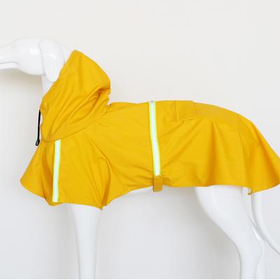 China Small Large Viable Poncho Ruffwear Custom Silicon Pet Dog Raincoat for sale