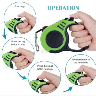 China 3M Products Dog Leash Retractable Automatic Dog Leash Automatic Pet Dog Leash for sale