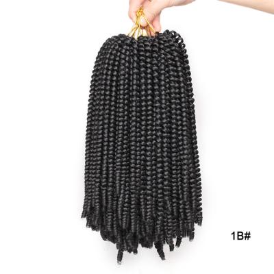 China UnionBeauty Extension Hair Braid Spring Twist Crochet Hair Light Ombre Hair Synthetic Wholesale High Temperature Fiber Low Heat Resistant Synthetic Hair Extension for sale