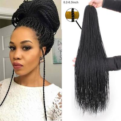 China UnionBeauty Heat Resistant Synthetic Hair Extension 20 26 34 Inch Ombre Crochet Braid Senegalese Twist Colorful Jumbo Synthetic Hair Extension for sale