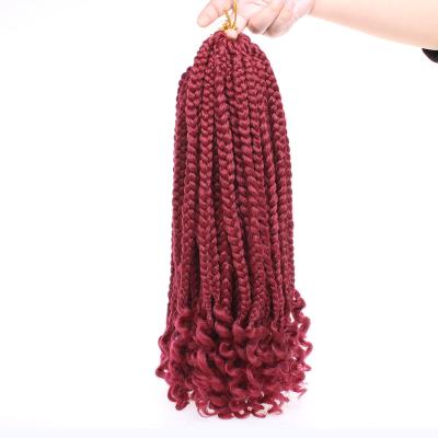 China UnionBeauty Locs Bohemian Goddess Boho Messy Box Braid Crochet Braid Ombre Crochet Braids Black for sale