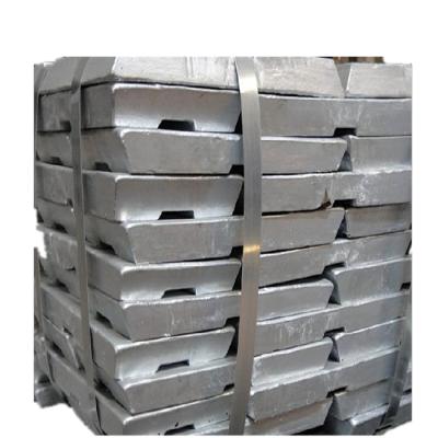 China Die Cast Alloy Battery Industry Zinc Ingot 99.995%/99.99% Pure Zinc Ingot Wholesale High Quality for sale