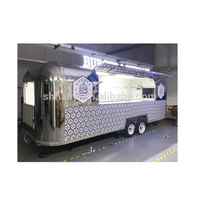 China Cannery china supplier mobile street food cart/fast food truck/airstream food trailer for sale