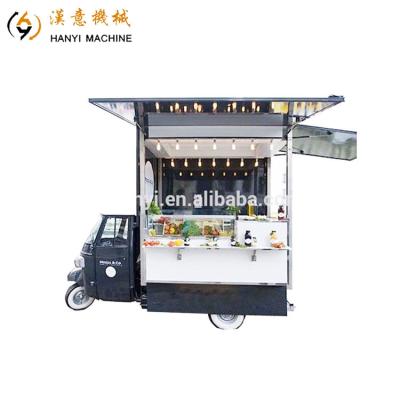 China Mobile Cannery Frozen Food Truck 3 Wheel Motorcycle Food Trailer For Ice Cream Cart Sale for sale