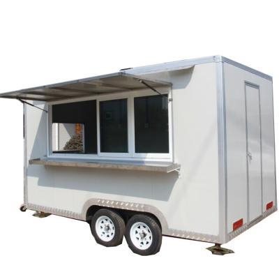 China Custom Mobile Ice Cream Cart Mobile Coffee Cart Factory Design Outdoor Fast Food Kiosk for sale