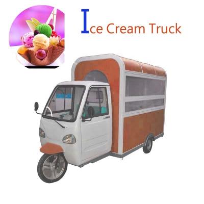 China Flour Mill Multifunctional Tricycle Camper Truck Electric Burger Ice Cream Camping Trailer Sale for sale